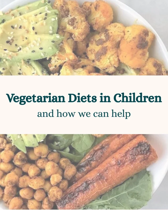 Is your child vegetarian? 🥗

Did you know that vegetarian meals are often high in fibre which means children can feel full before they have eaten enough energy for growth. 

Children on vegetarian diets are at risk of one or more nutrient deficiencies. At risk nutrients include iron, B12, calcium, zinc, iodine and vitamin D. 

The good news is that a well planned vegetarian diet by one of our highly skilled paediatric dietitians can provide all the nutrients your child needs for optimal growth and development. 

If you have concerns about your child’s nutrition and would like some help, book in to see one of our friendly dietitians today.
Book now👇🏼
Call 0861147167 
email clientcare@advanceddietitiansgroup.com.au 
book online https://advanceddietitiansgroup.com.au