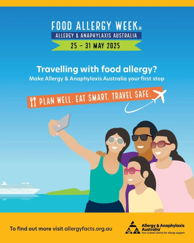 Let’s support @allergicaustralia in raising awareness for #FoodAllergyWeek! The theme is “Travelling with food allergy? Plan well. Eat smart. Travel safe.” 

Over 1.5 million Australians have food allergy, and many of them are avoiding travel because of fear of an allergic reaction. 

To make sure people with allergies don’t miss important milestones, trips and holidays, Allergy & Anaphylaxis Australia have launched the Food Allergy Travel Hub. This free online service is packed with evidence-based information to help give people with food allergy the confidence to travel. 

Learn more through Allergy & Anaphylaxis Australia’s website or book in with one of our dietitians today👇

📞(08)6114 7167
📧clientcare@advanceddietitiansgroup.com.au

#foodallergyawareness #allergysupport #travelsafe #eatsmart #allergydietitian